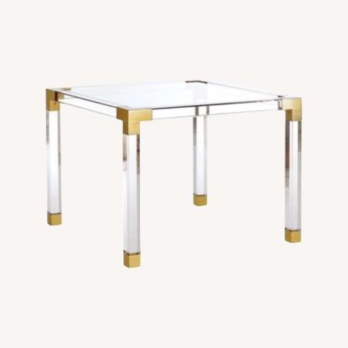 Used Safavieh Evanna Transparent Dining Table for sale on AptDeco