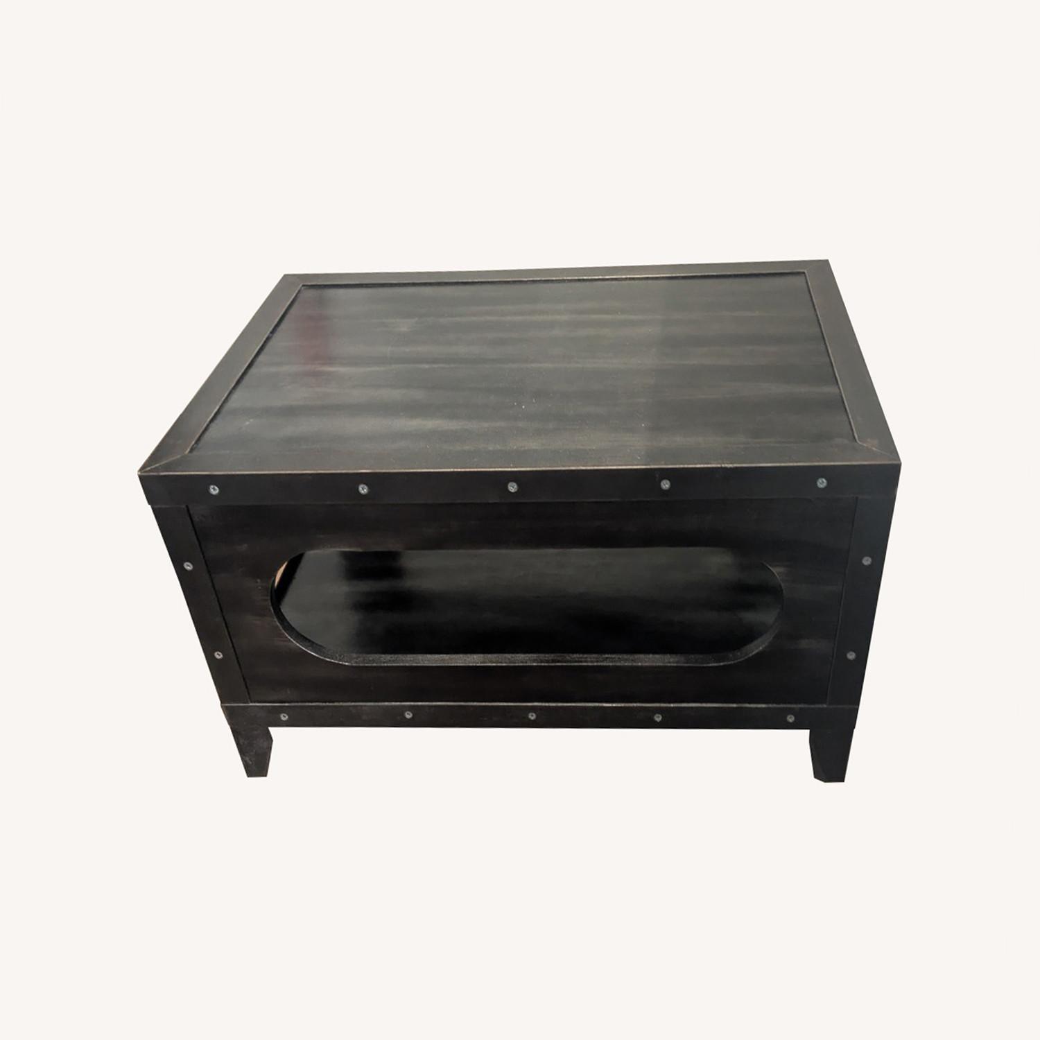 Custom Handmade Gunmetal Coffee Table - image-0