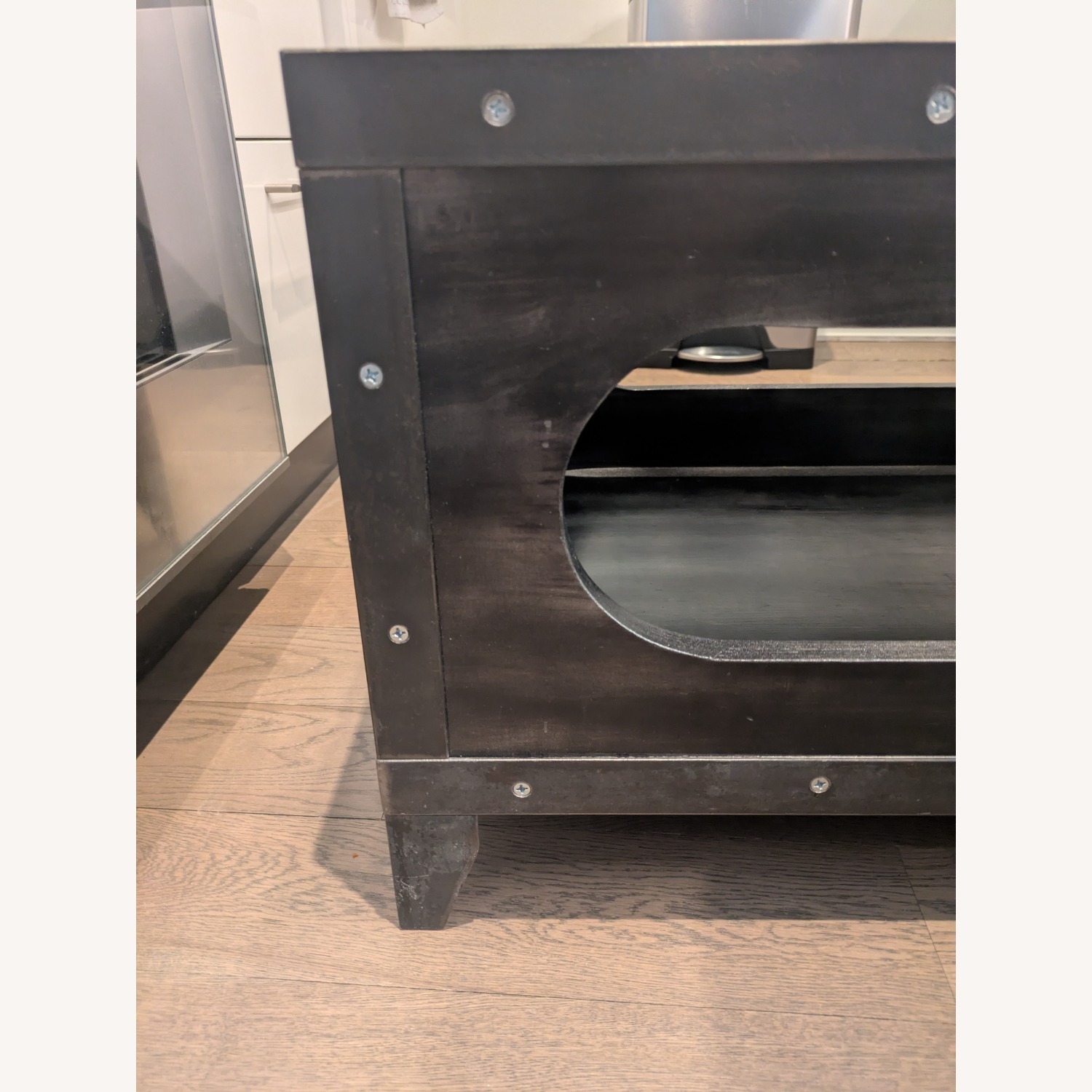 Custom Handmade Gunmetal Coffee Table - image-2