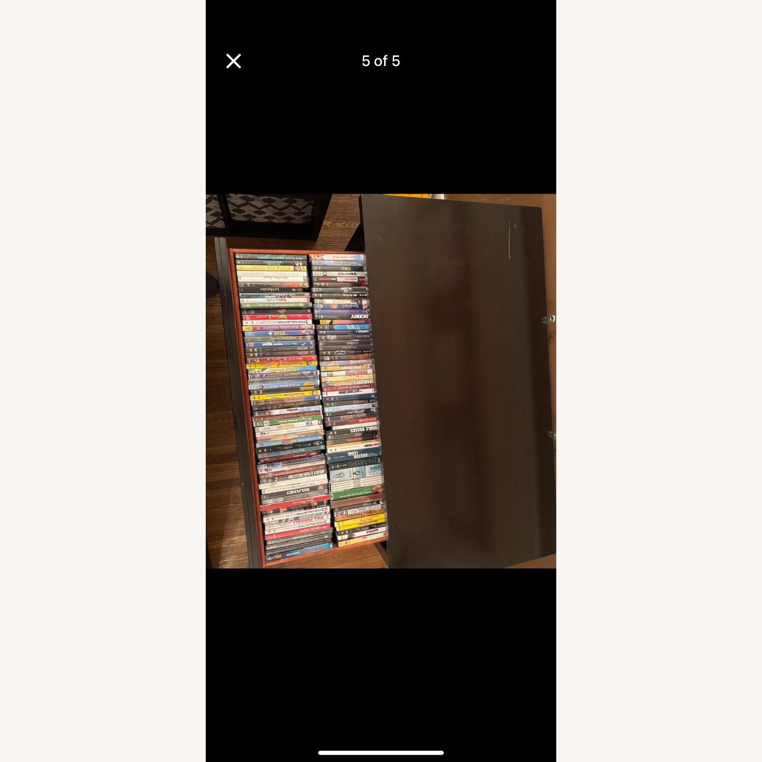 Ashley Furniture Dark Brown Wood Media Storage - image-5