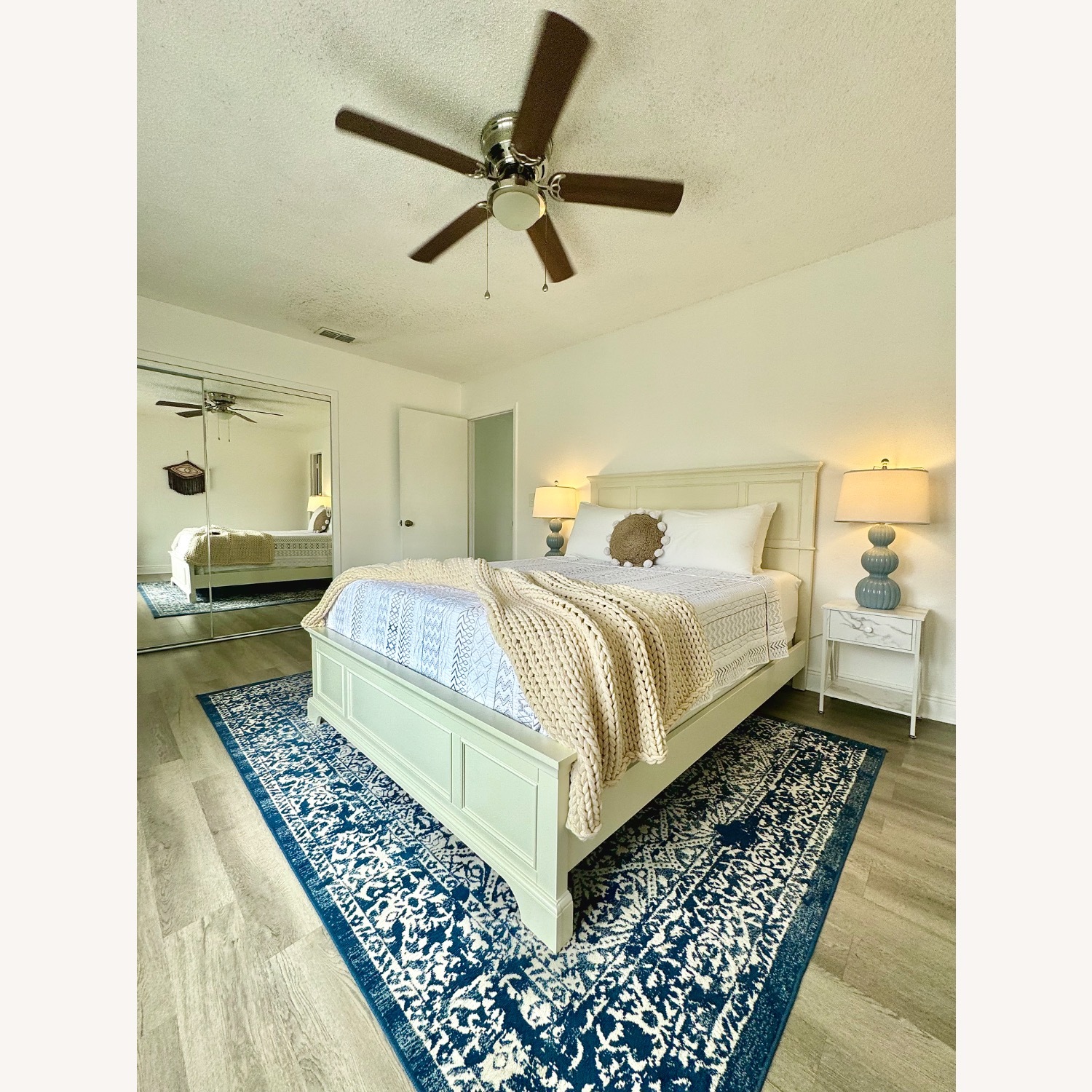 Auriel Off-White Queen Size Bed  - image-3