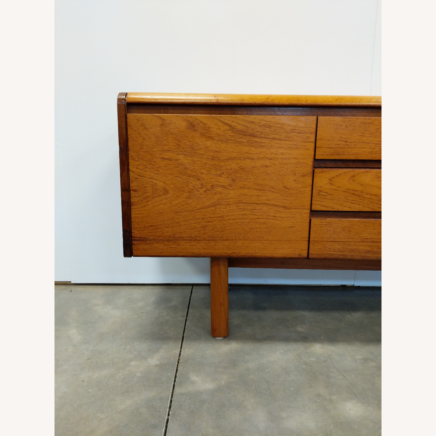 Vintage Mid Century Modern Teak Credenza - image-9