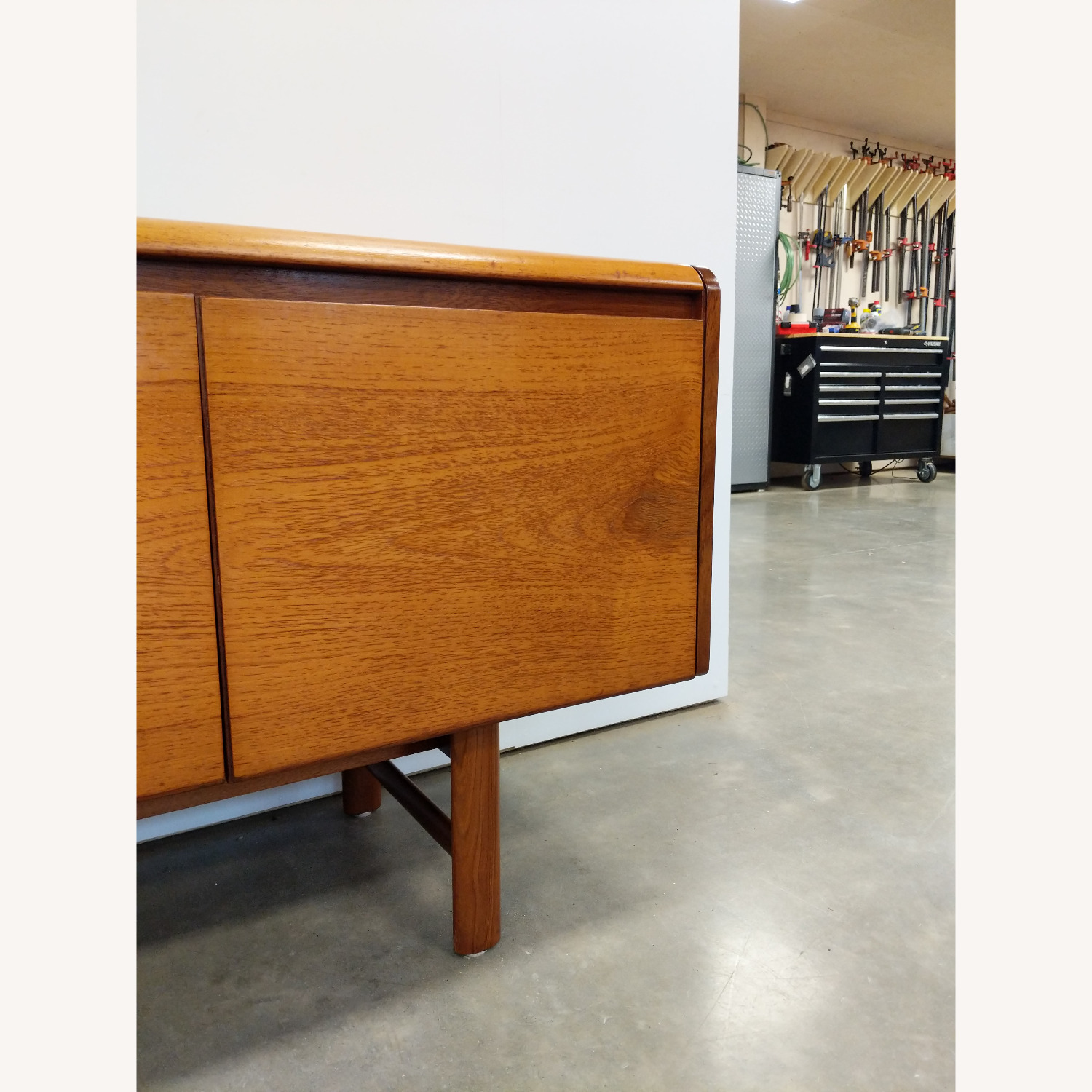 Vintage Mid Century Modern Teak Credenza - image-11