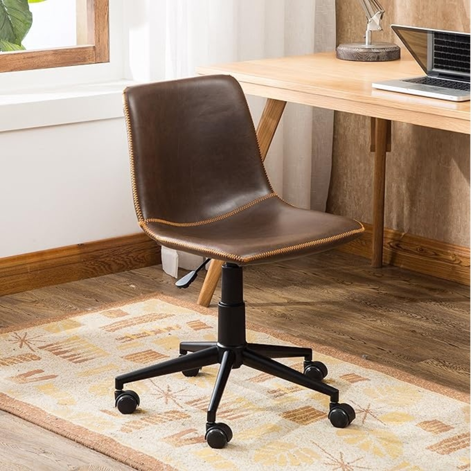 Dark Brown Alina Air Lift Task Chair - image-4