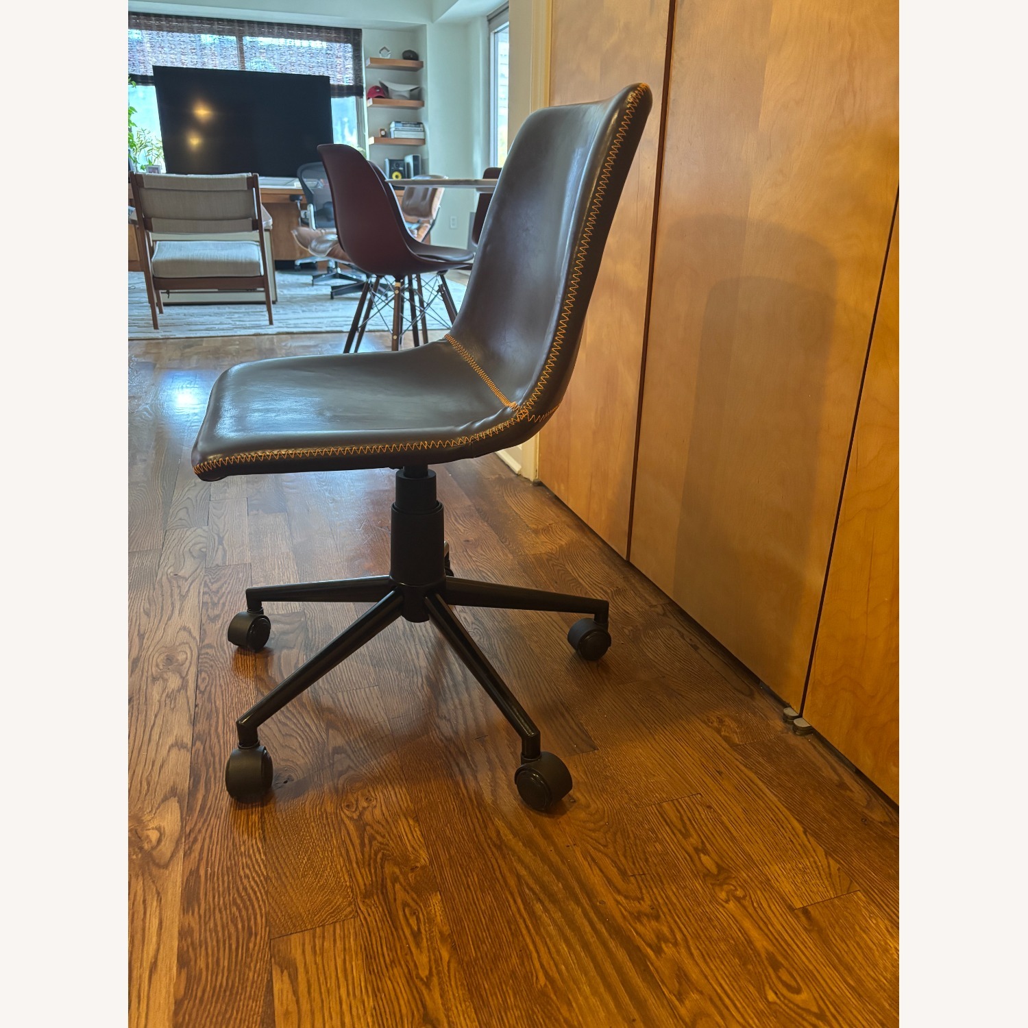 Dark Brown Alina Air Lift Task Chair - image-1