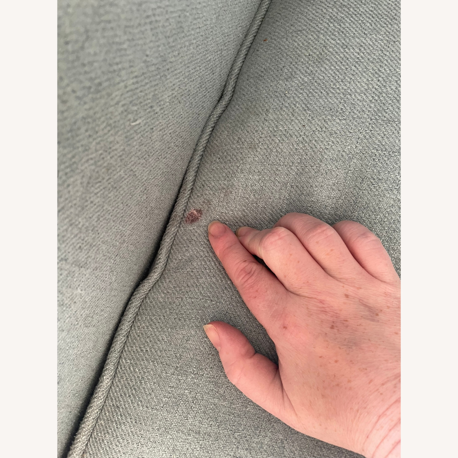 Raymour & Flanigan Blue 2 Seater Sofa - image-3