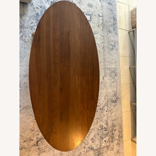 Used Crate & Barrel Apex Dark Brown Coffee Table for sale on AptDeco