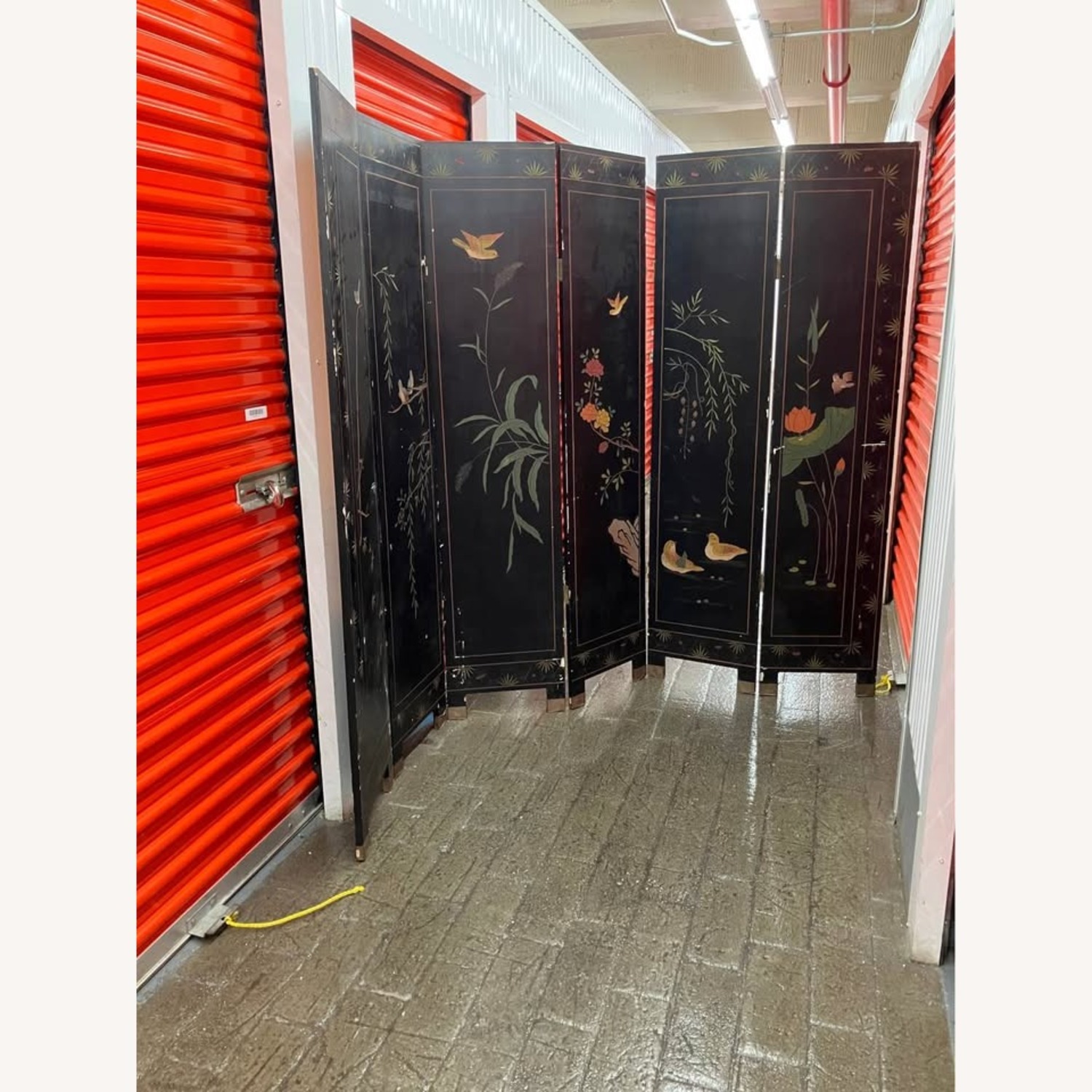 Vintage Oriental Wooden Room Divider  - image-2