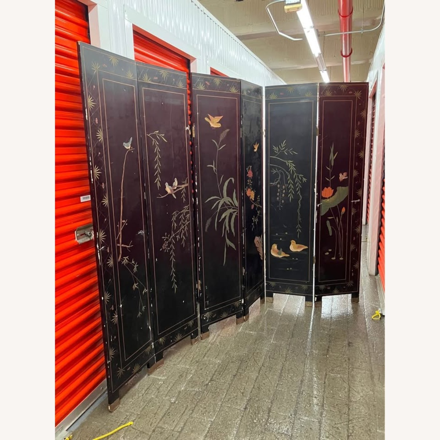 Vintage Oriental Wooden Room Divider  - image-4