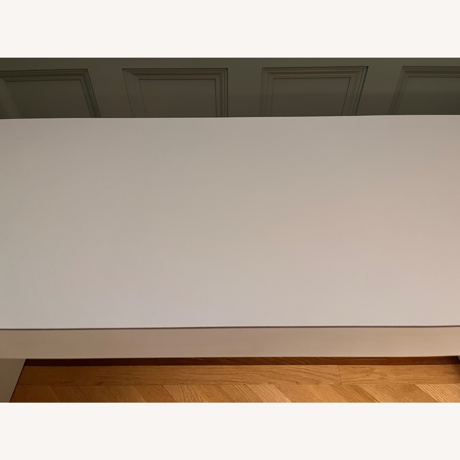 Vintage Parsons Style Console with Curved Edges - image-6