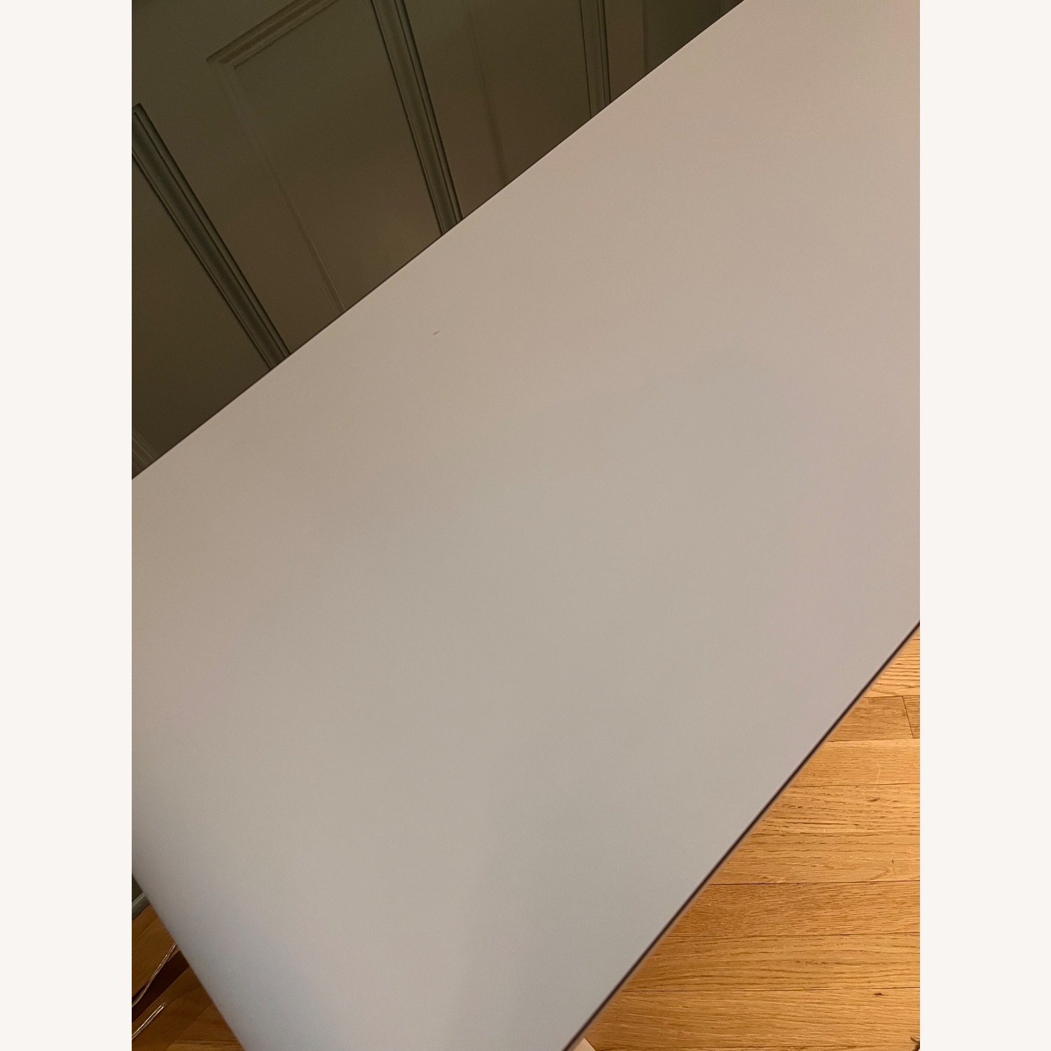 Vintage Parsons Style Console with Curved Edges - image-5