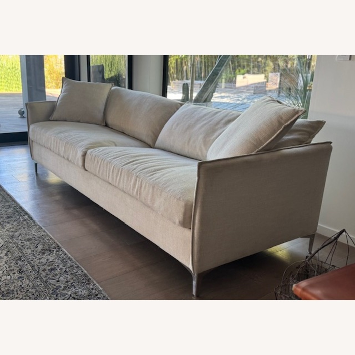 Natural Fabric Sleeper Sofa - image-3