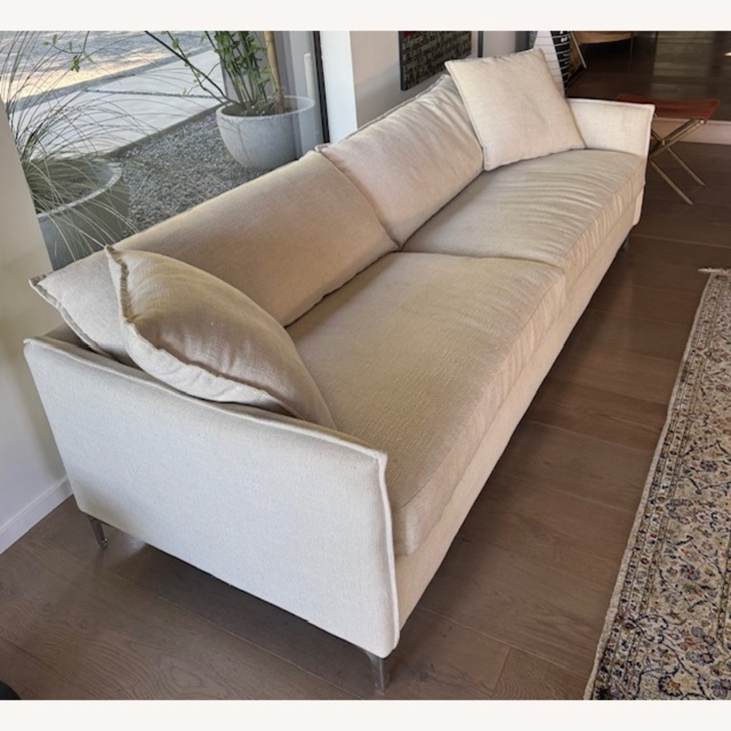 Natural Fabric Sleeper Sofa - image-2