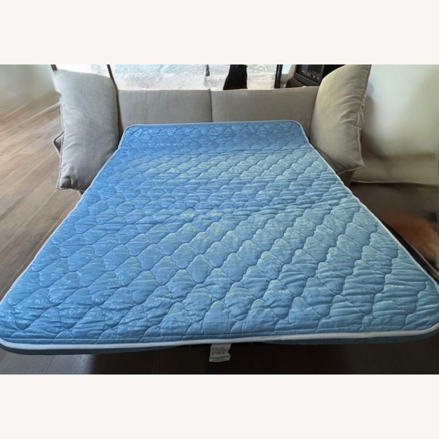 Natural Fabric Sleeper Sofa - image-6