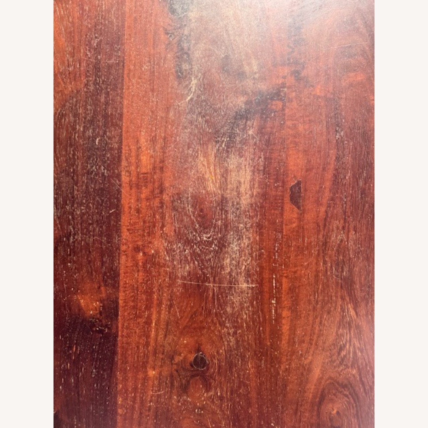 Dark Brown Wood Dining Table - image-4