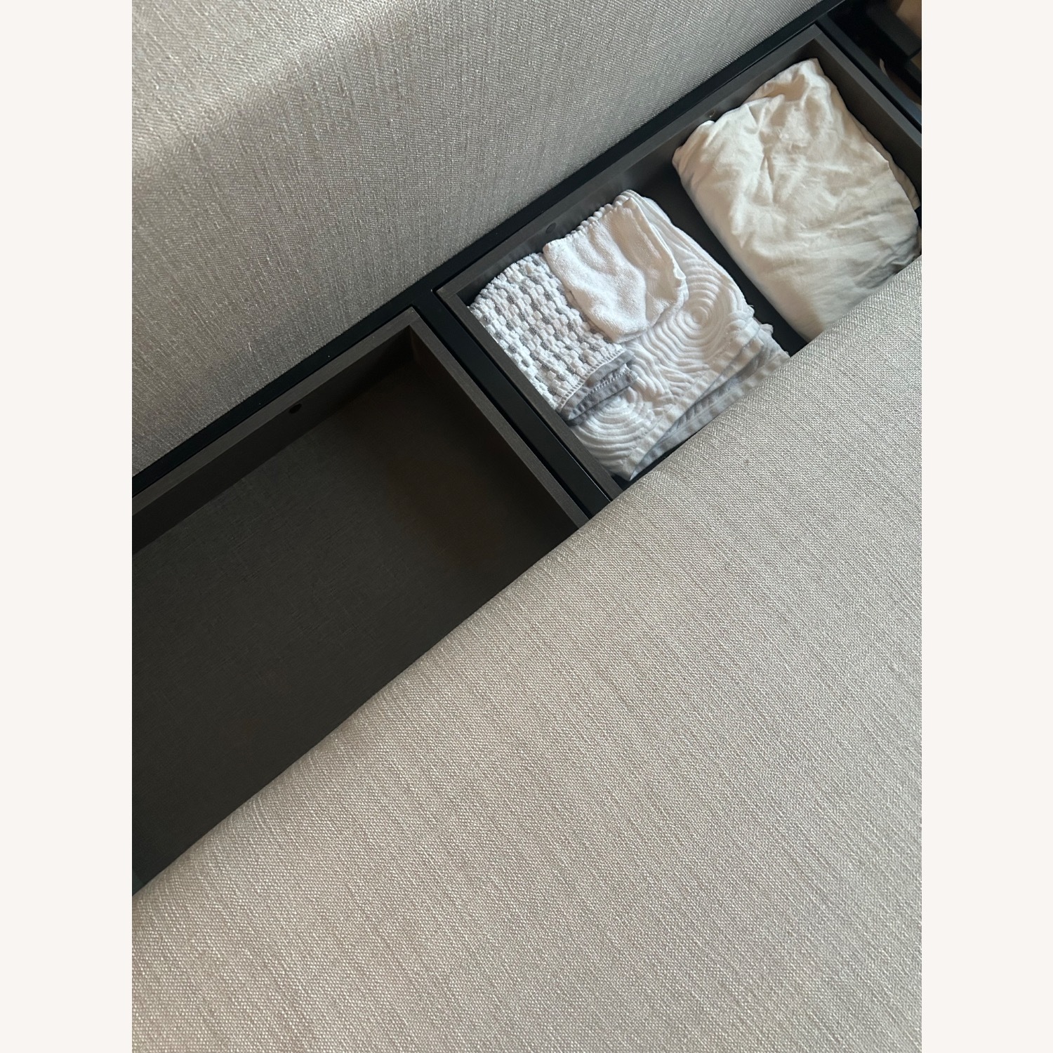 Lazzoni Light Gray Fabric Sleeper Sofa - image-5