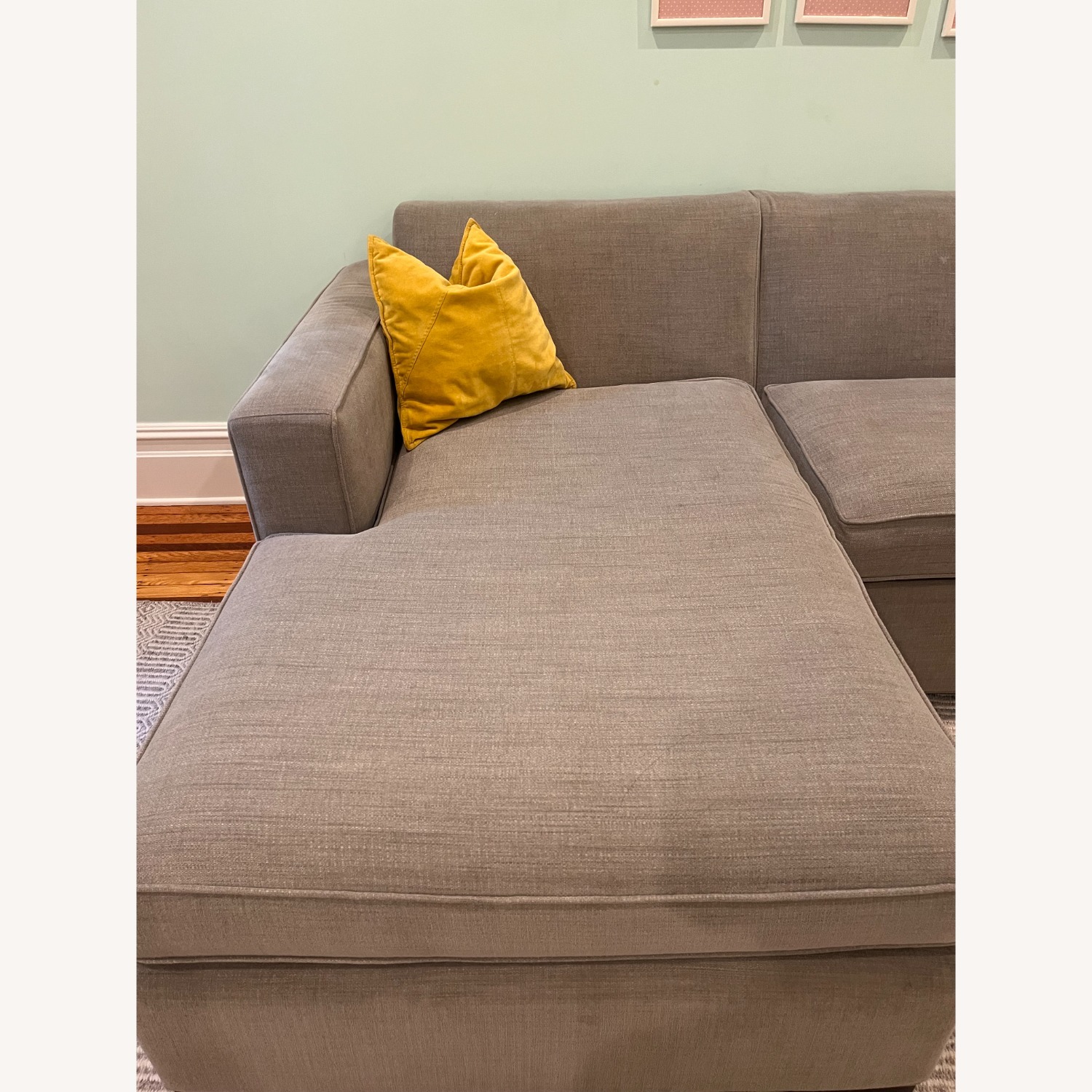 Room & Board 108" Ian Grey Left Chaise Sectional - image-4