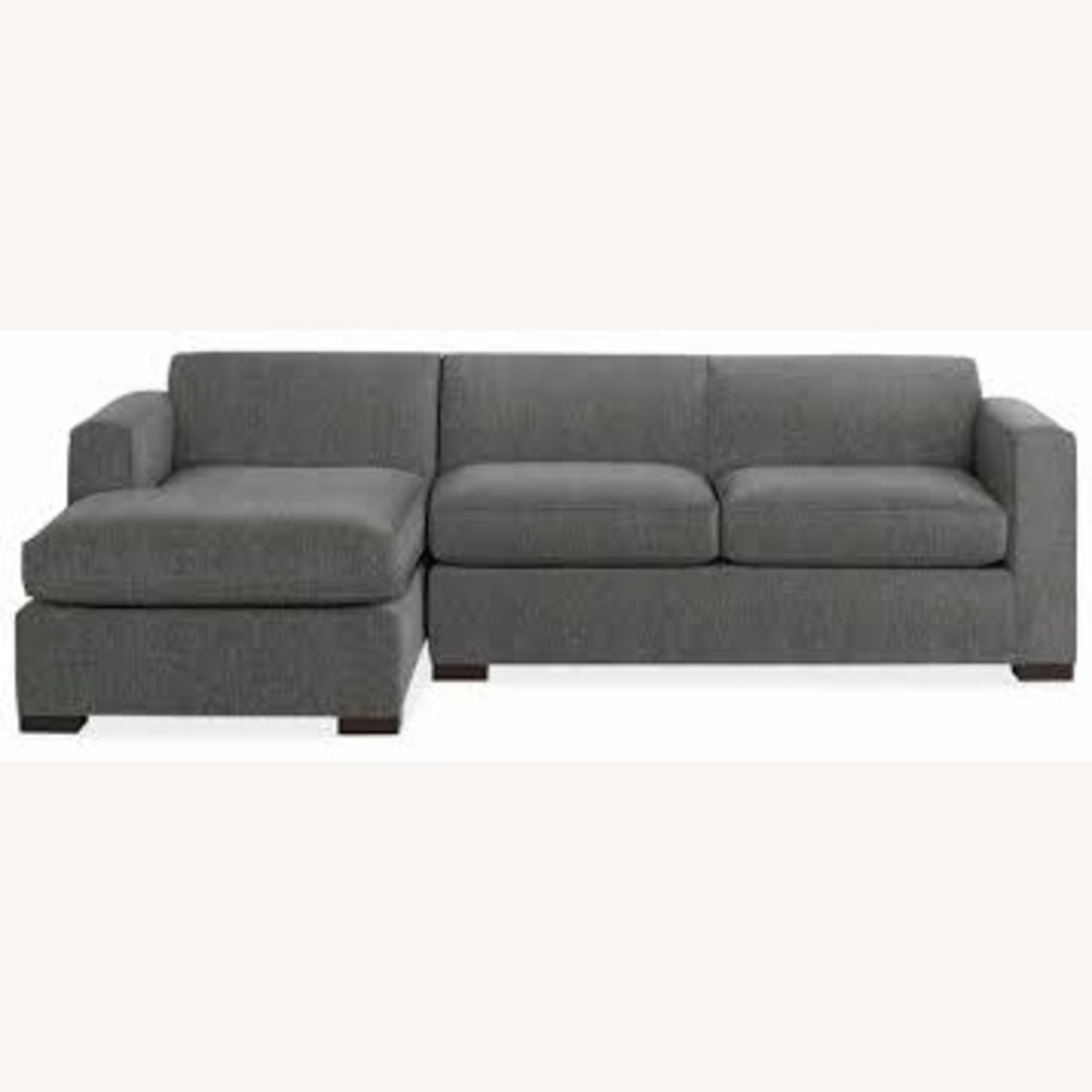 Room & Board 108" Ian Grey Left Chaise Sectional - image-7