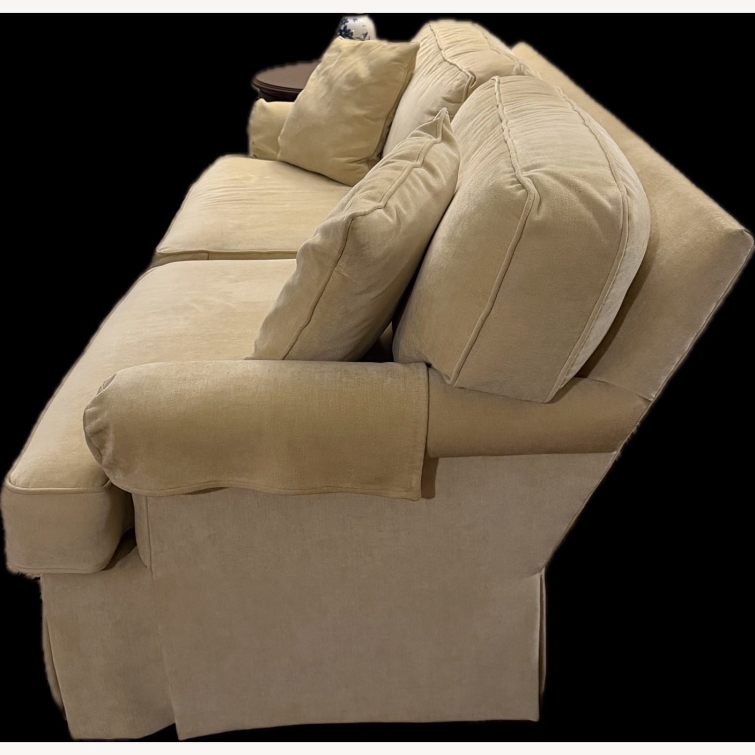 Sofa with 4 Cushions in Natural Beige - image-3