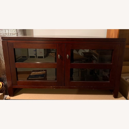 Used Crate & Barrel Kingston Corner Media Stand for sale on AptDeco