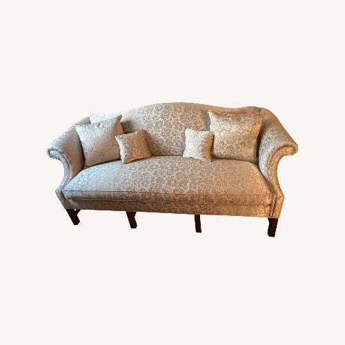 Used Custom Chippendale Camelback Mahogany Sofa for sale on AptDeco