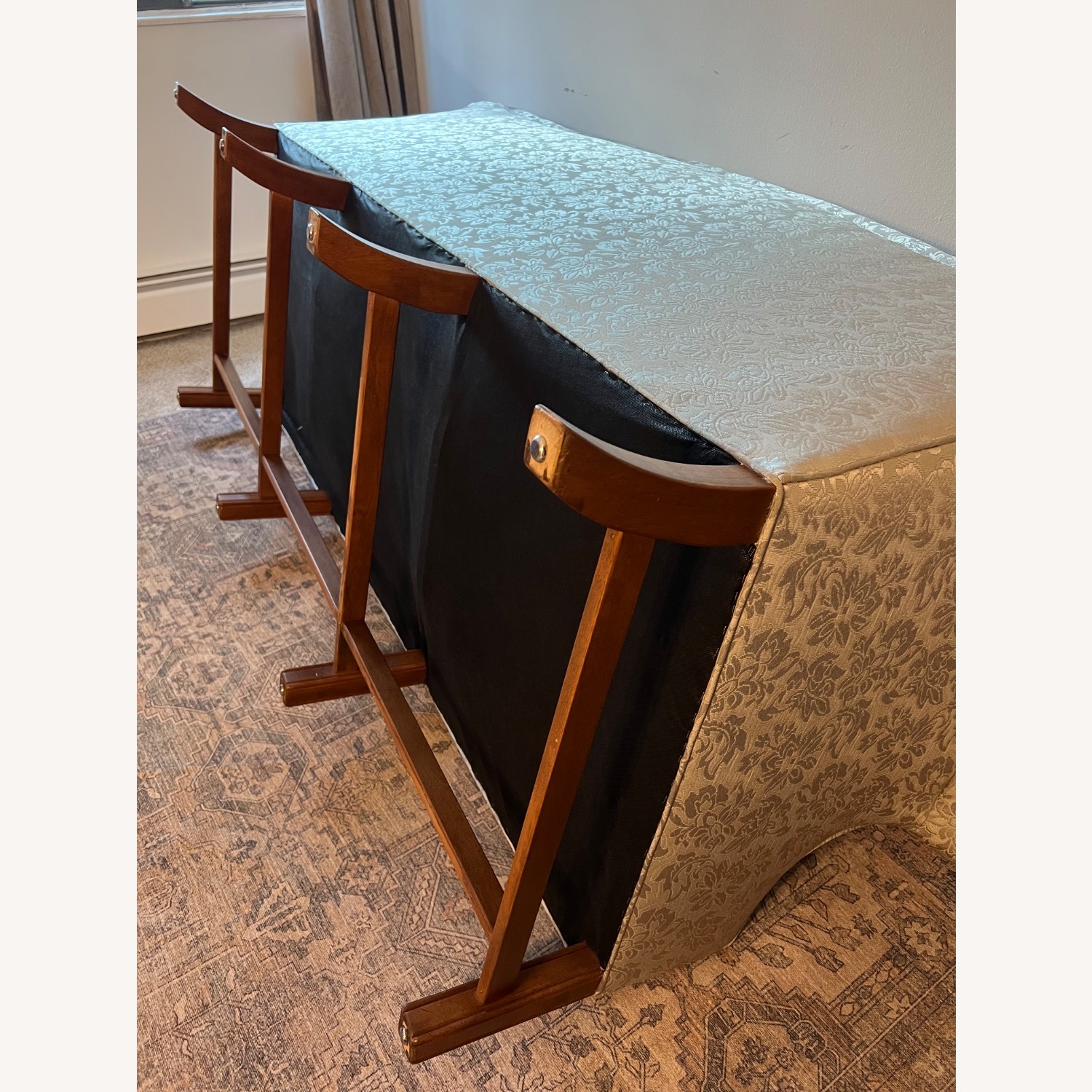 Custom Chippendale Camelback Mahogany Sofa - image-7