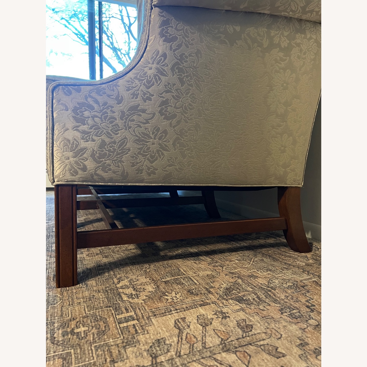 Custom Chippendale Camelback Mahogany Sofa - image-6