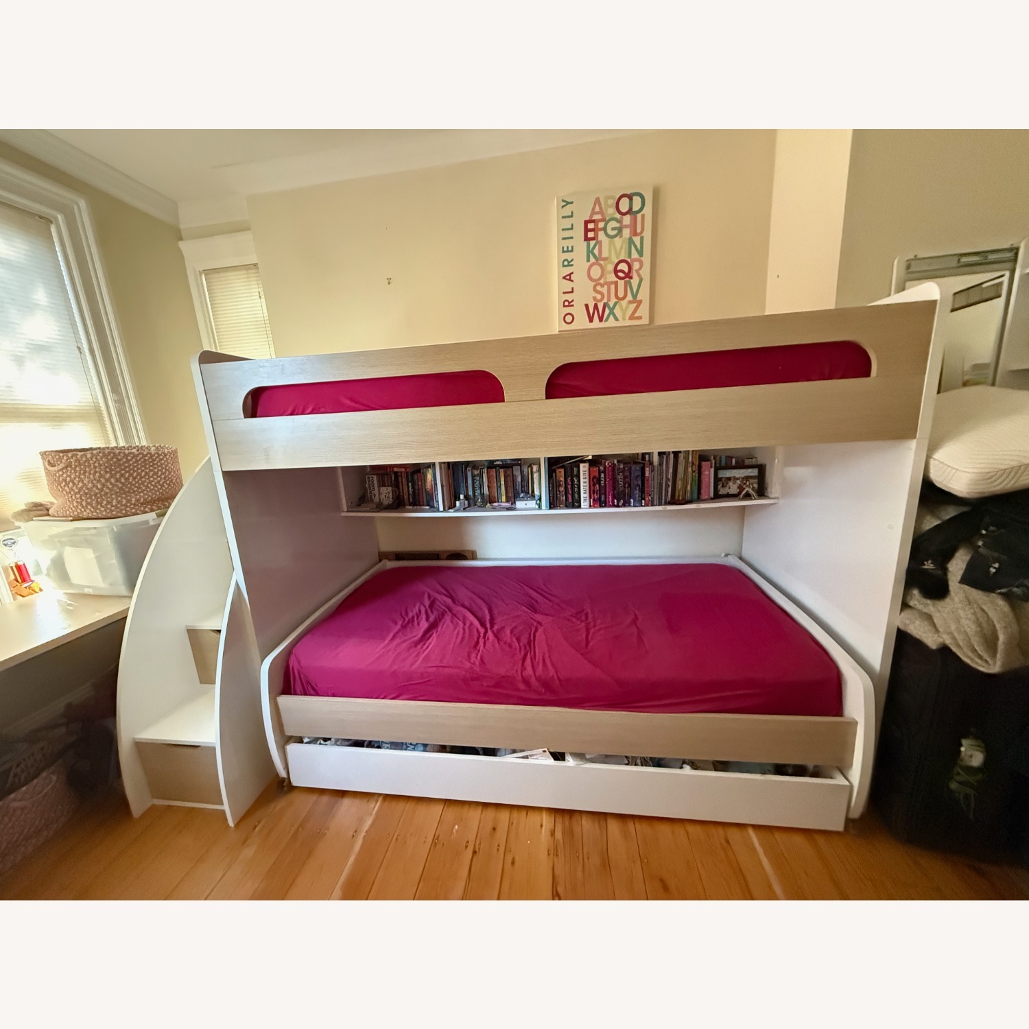 Multimo Belmondo White Lacquer Bunk Bed - image-6