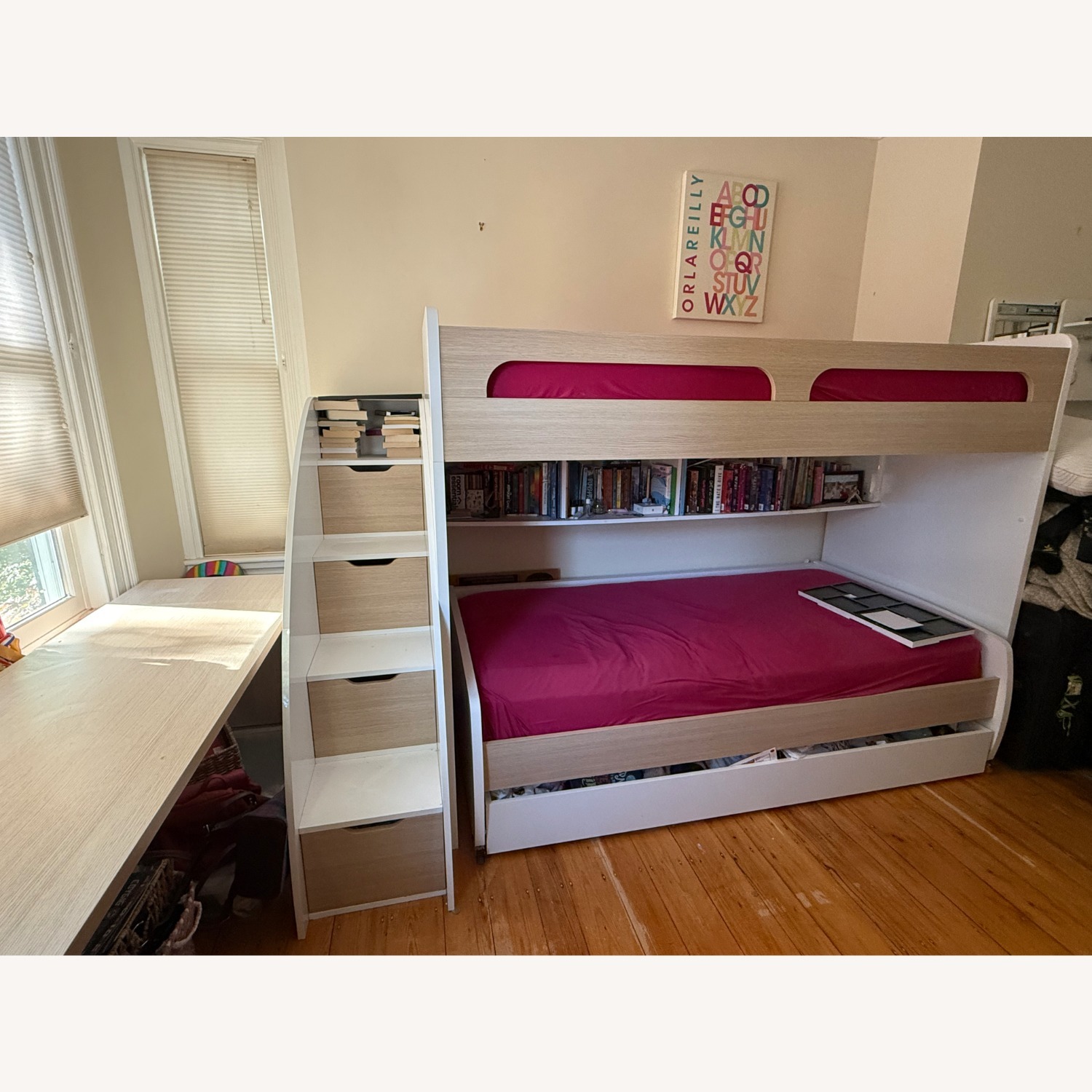 Multimo Belmondo White Lacquer Bunk Bed - image-5