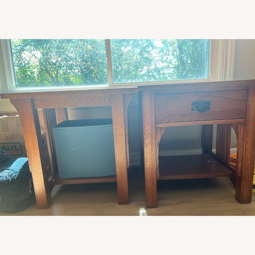 Used Thomasville Solid Oak Table for sale on AptDeco