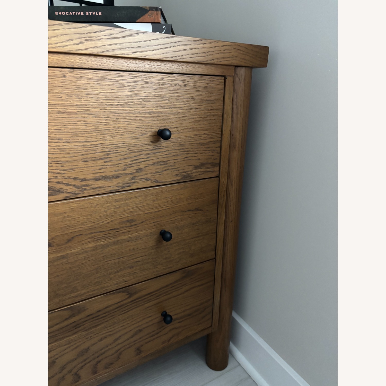 Four Hands Roarke Dark Brown Wood Veneer Dresser - image-8