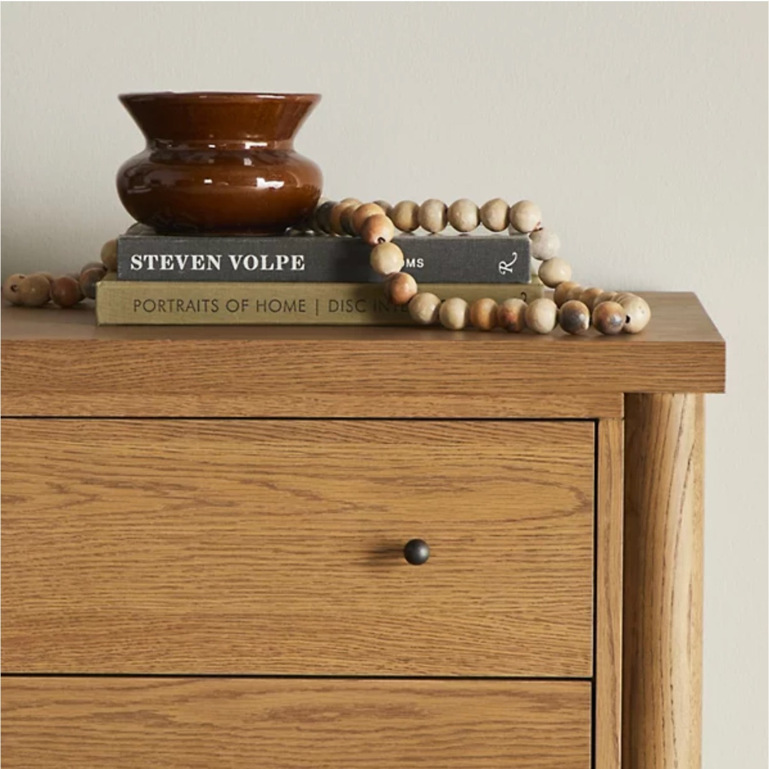 Four Hands Roarke Dark Brown Wood Veneer Dresser - image-2
