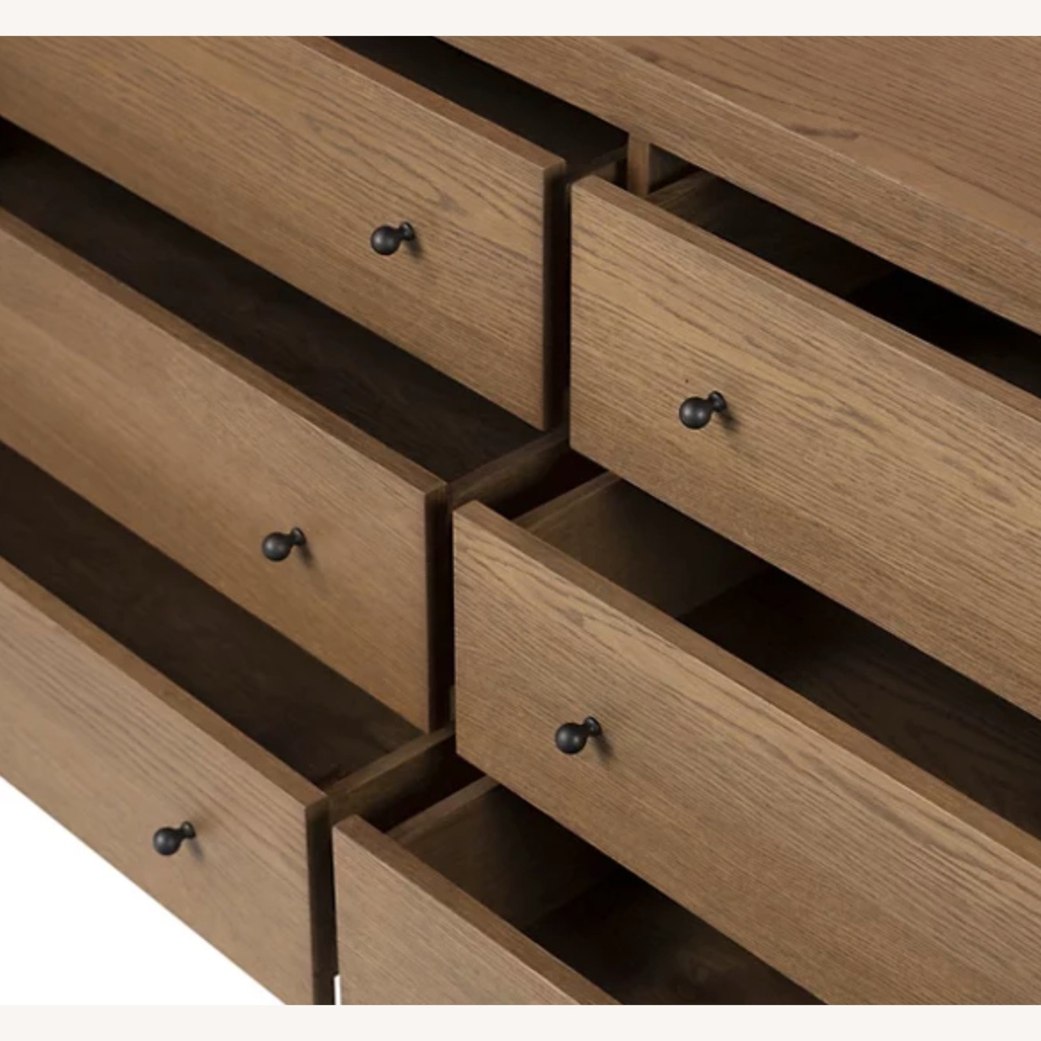 Four Hands Roarke Dark Brown Wood Veneer Dresser - image-6