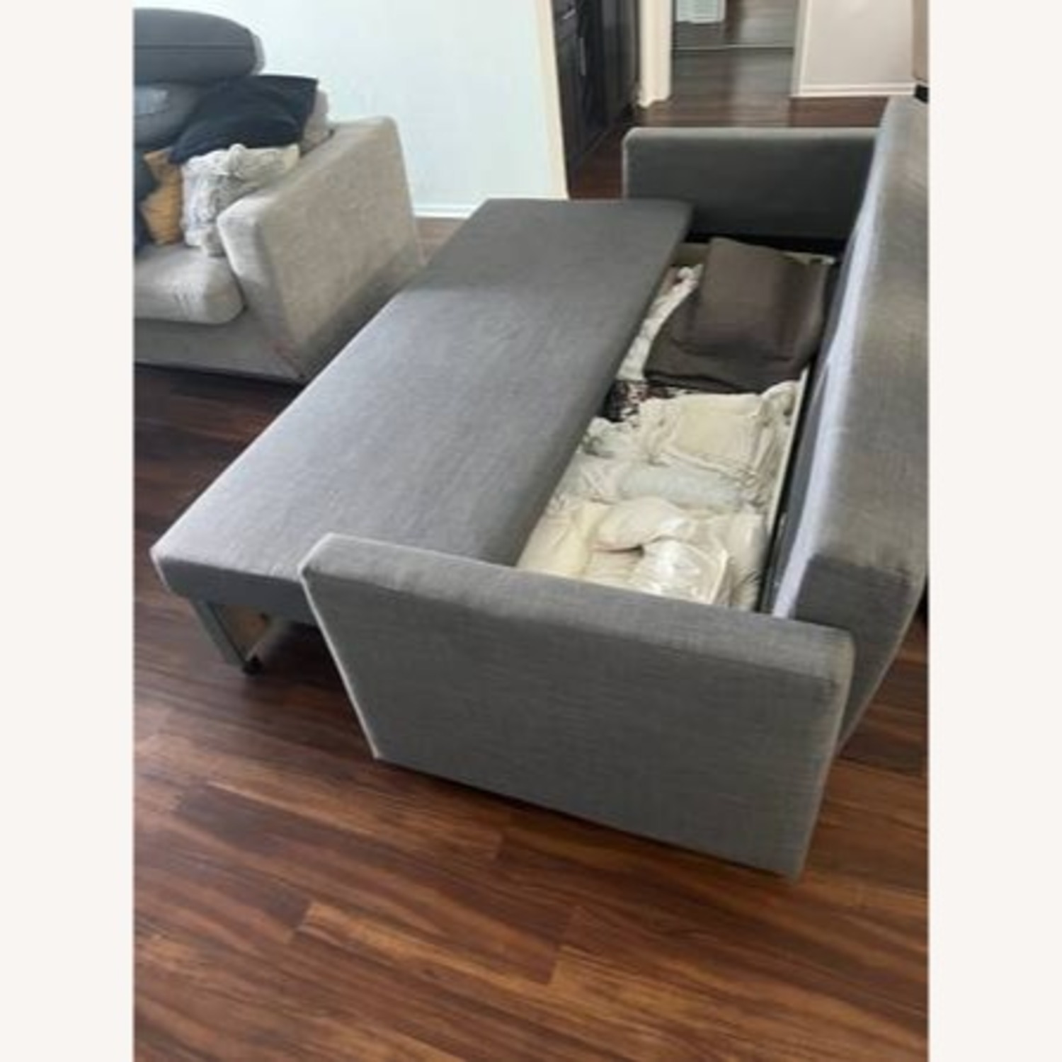  Modern Grey Sofa Bed - image-3