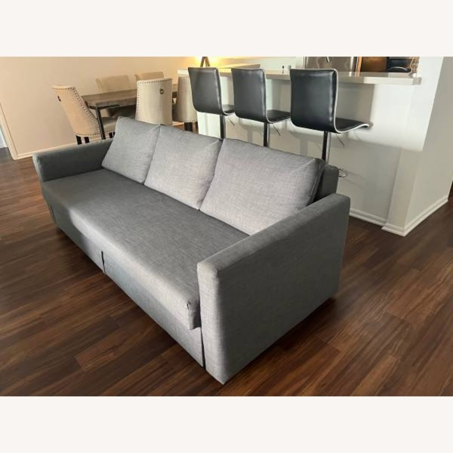  Modern Grey Sofa Bed - image-2