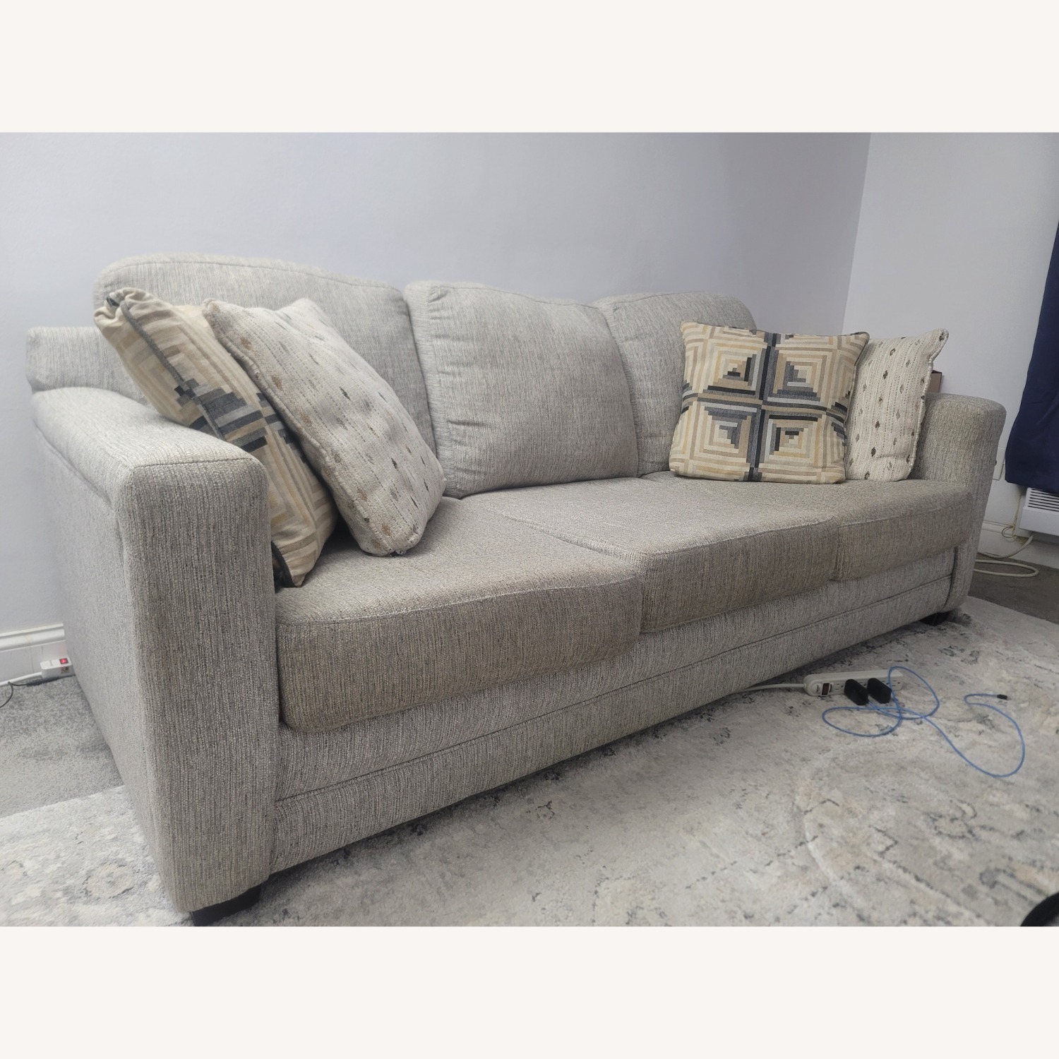 Raymour & Flanigan Folton 3 Seater Queen Sleeper Sofa - image-5