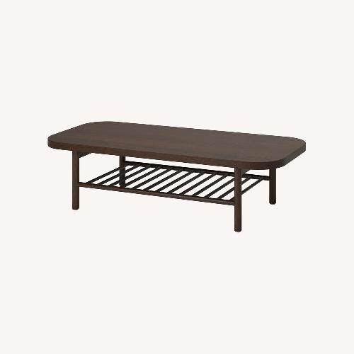Used IKEA Dark Brown Coffee Table for sale on AptDeco