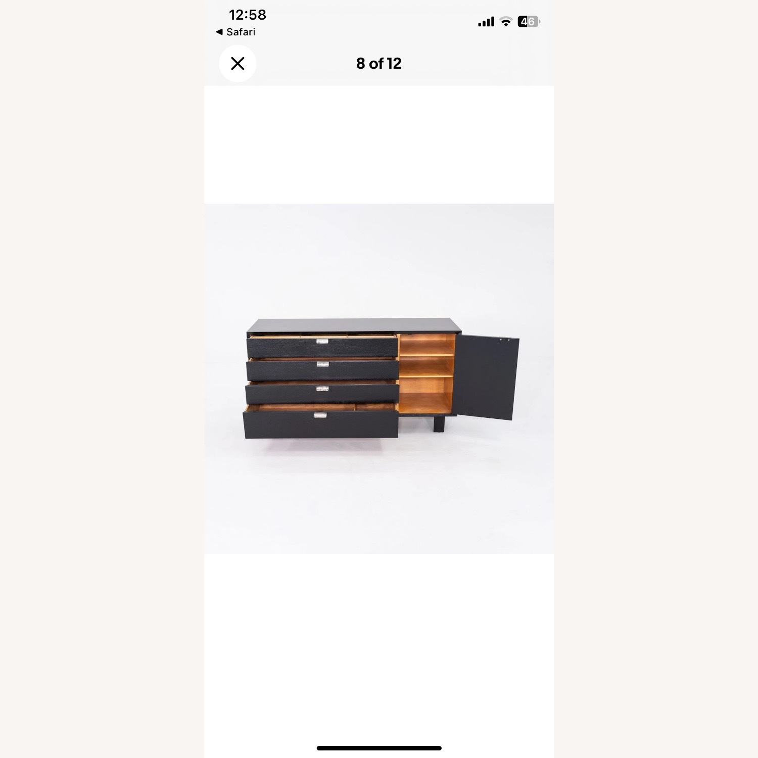 Herman Miller George Nelson Black Wood Sideboard - image-3