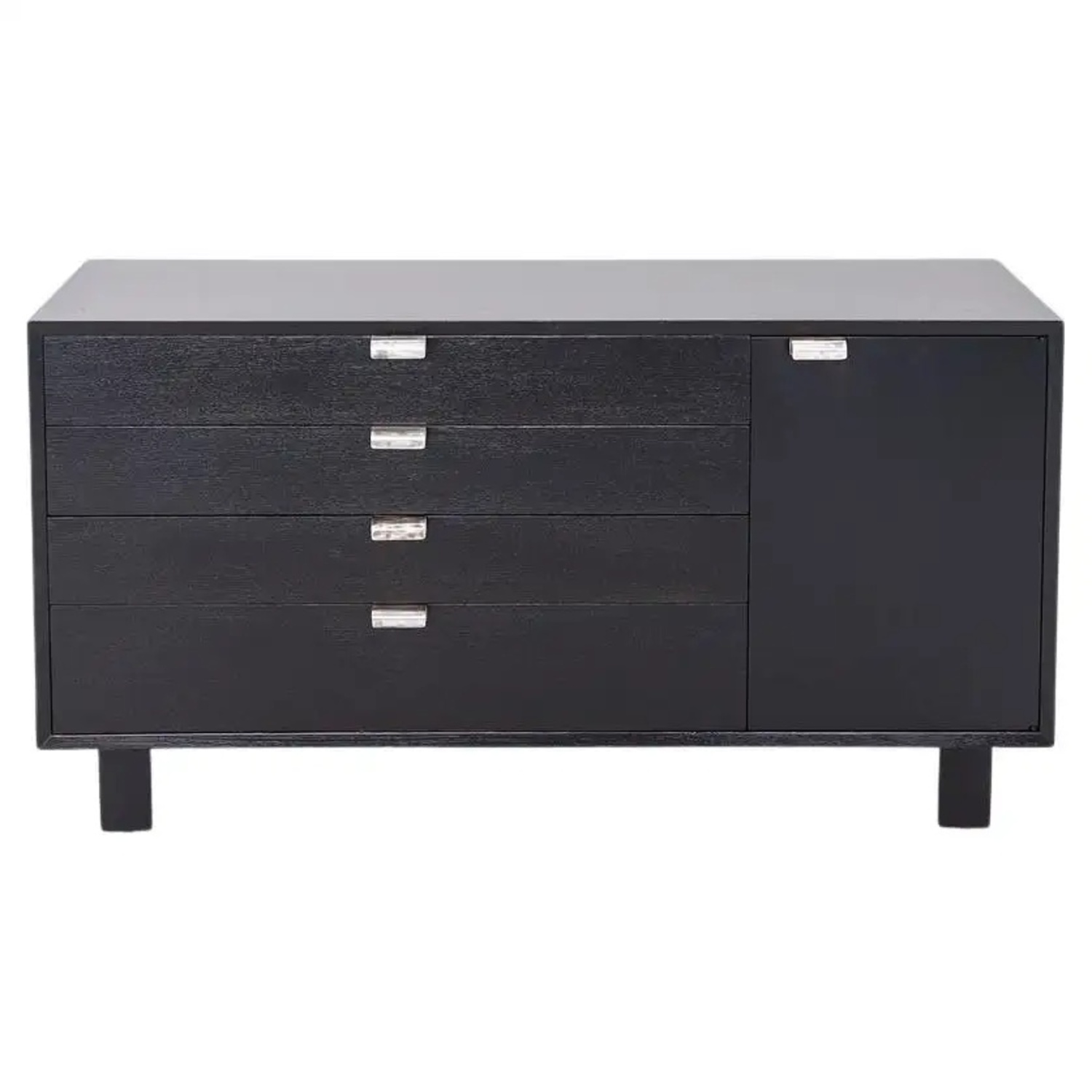 Herman Miller George Nelson Black Wood Sideboard - image-0