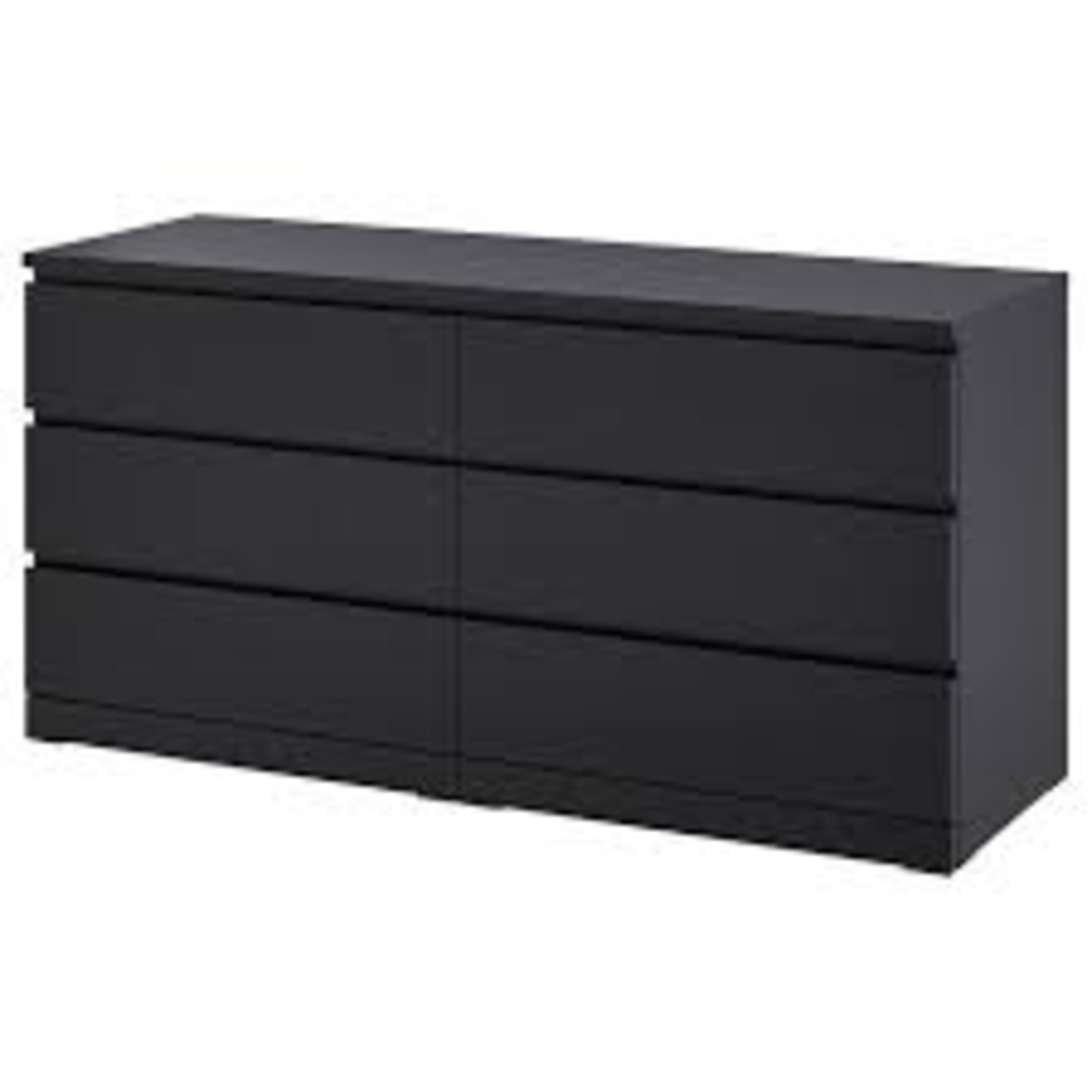 IKEA 6 Drawer Dresser Black-Brown - image-4