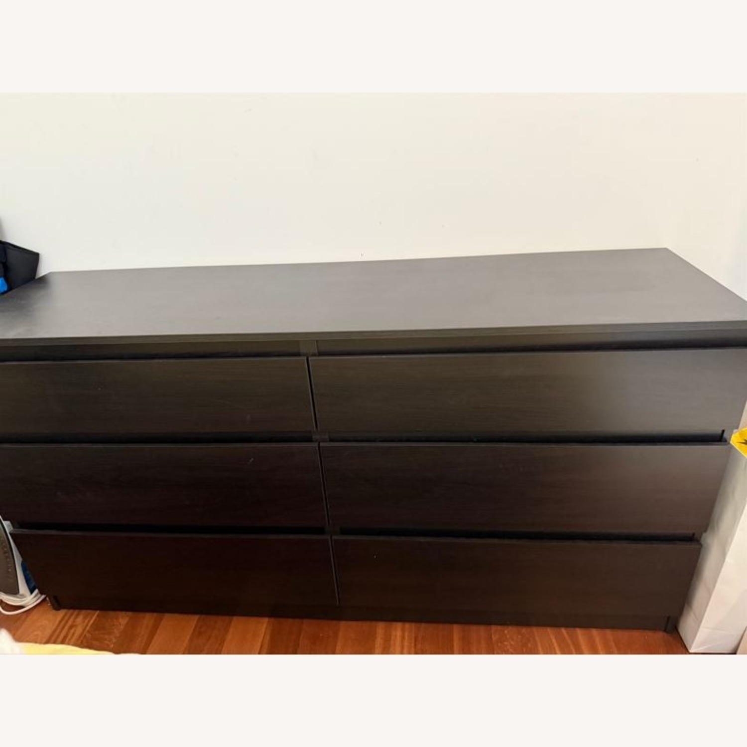IKEA 6 Drawer Dresser Black-Brown - image-1