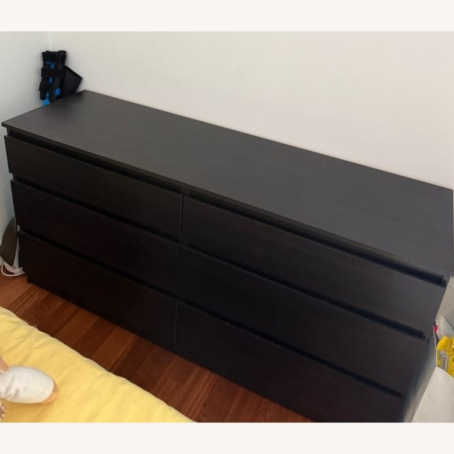 IKEA 6 Drawer Dresser Black-Brown - image-3