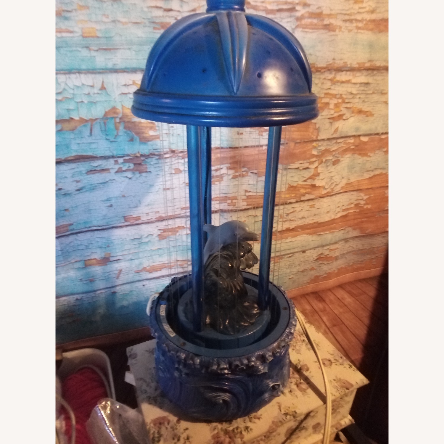 Dolphin Oil Rain Lamp - image-3