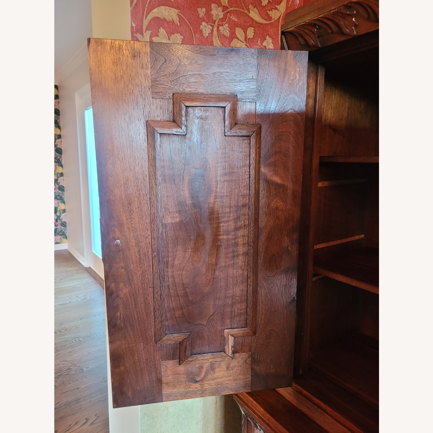 Vintage/Antique Finds Dark Brown Wood Sideboard - image-3