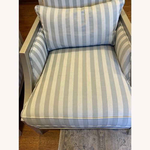 Used Vintage/Antique Finds Silver Fabric Accent Chairs for sale on AptDeco