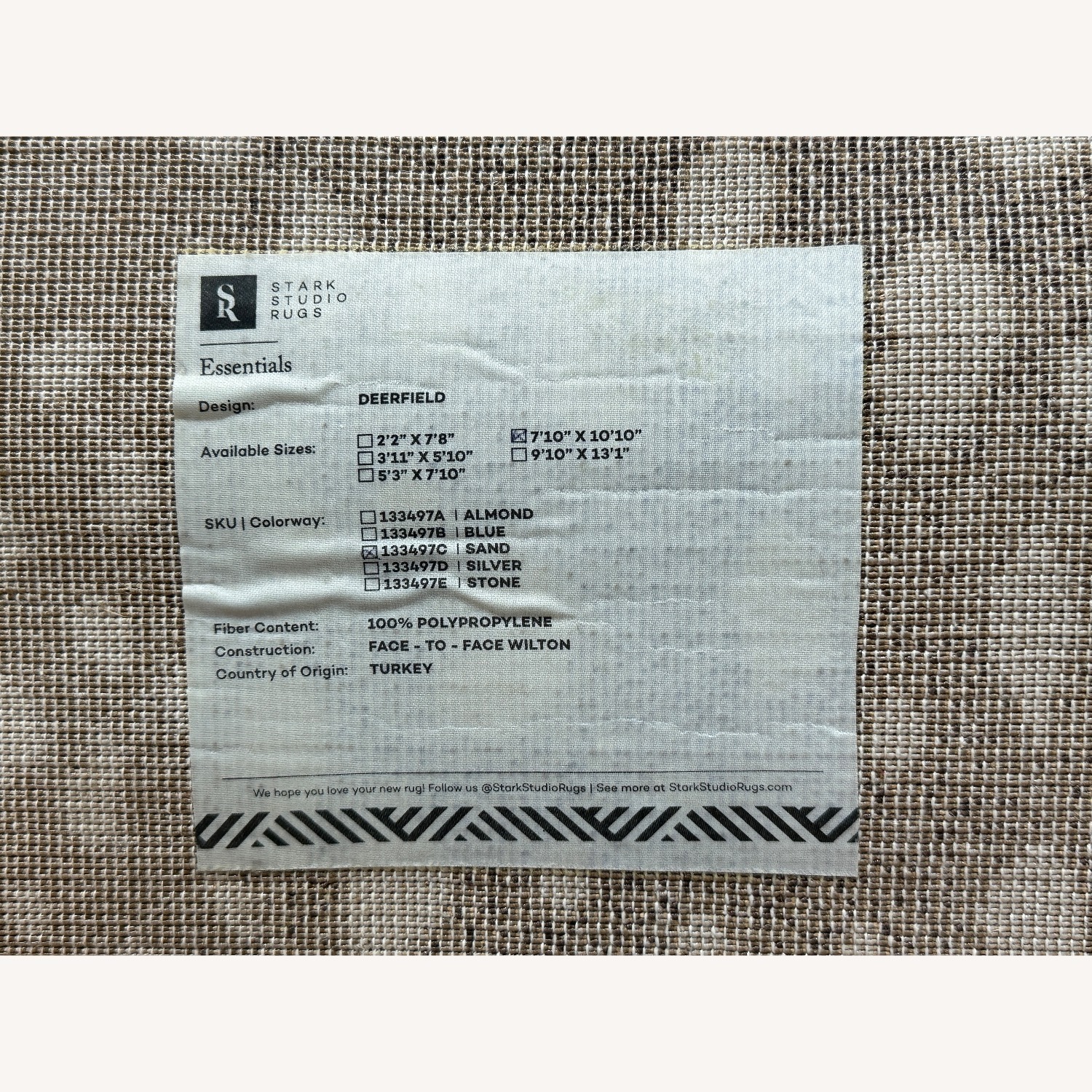 Stark Studio Light Brown Deerfield Rug 8' x 11' - image-4