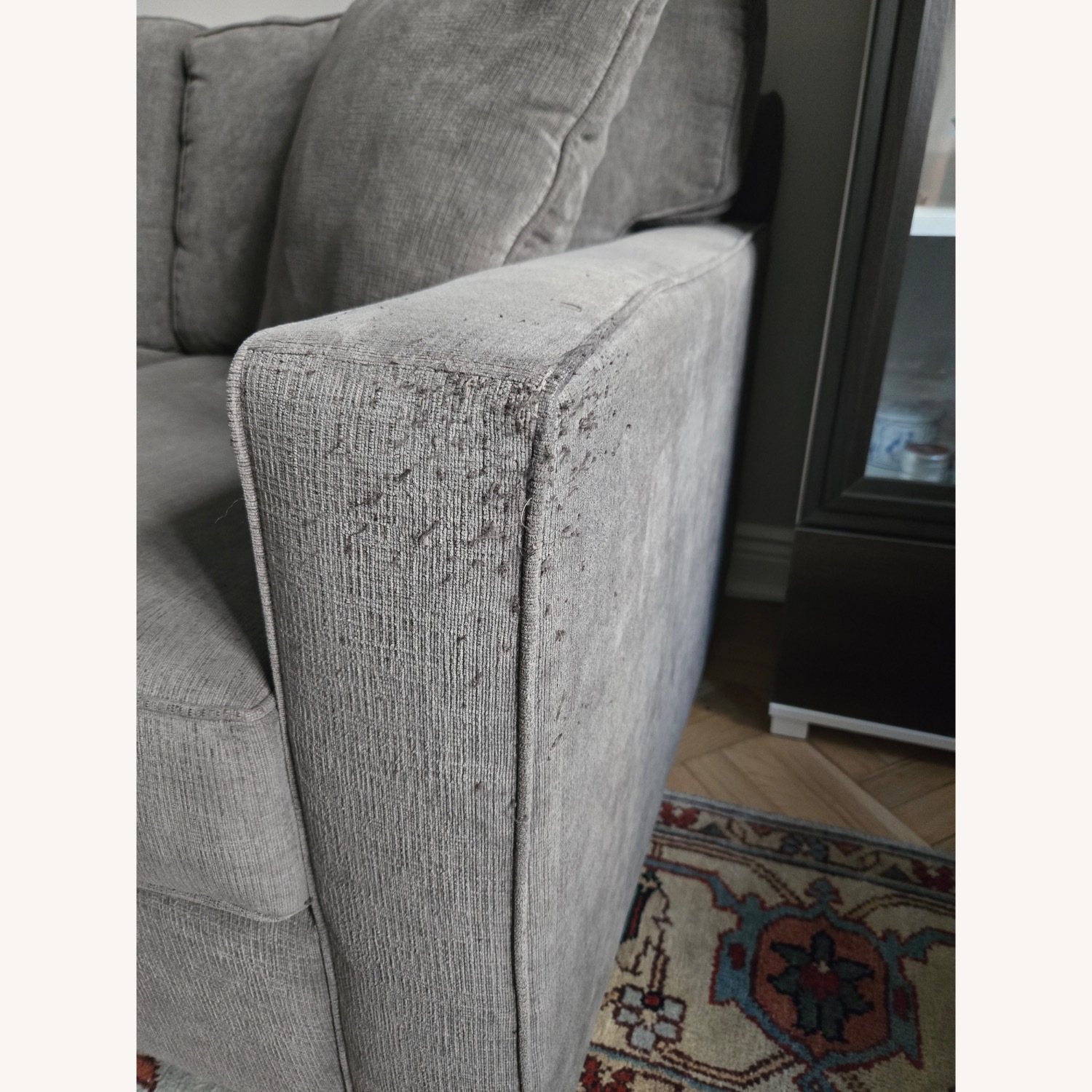 Radley 86" Fabric Qn Sleeper Sofa Bed W Ottoman - image-3