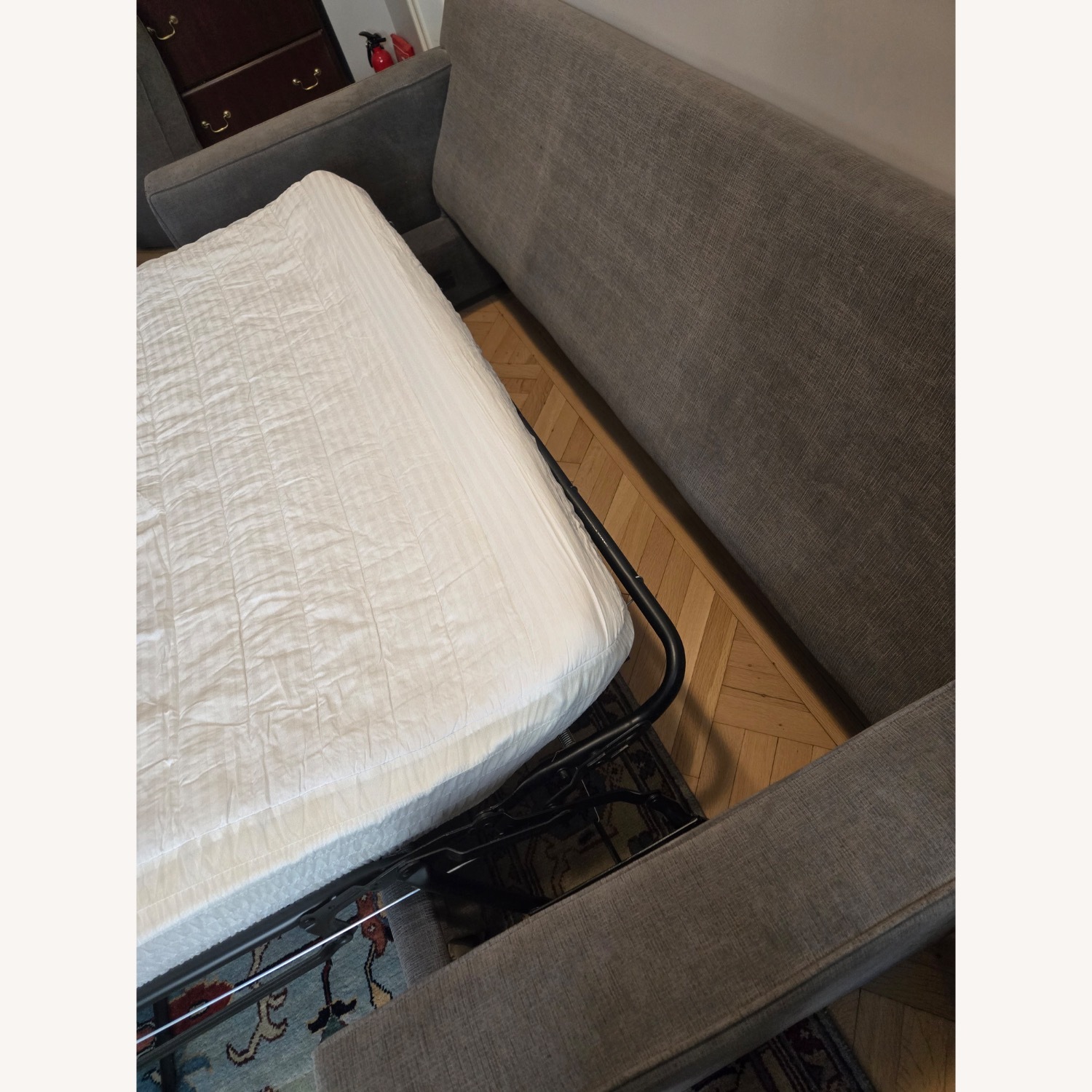 Radley 86" Fabric Qn Sleeper Sofa Bed W Ottoman - image-7