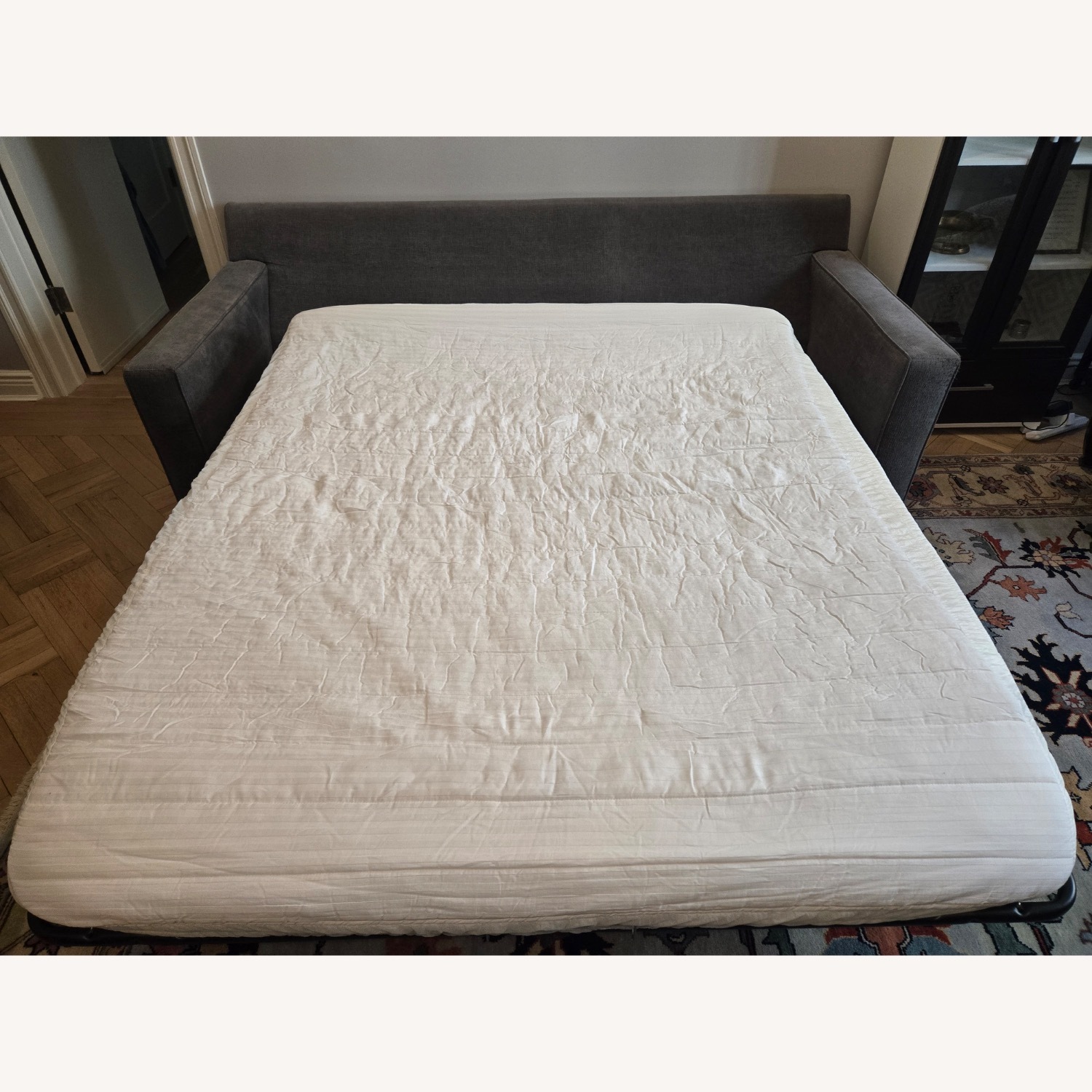 Radley 86" Fabric Qn Sleeper Sofa Bed W Ottoman - image-6