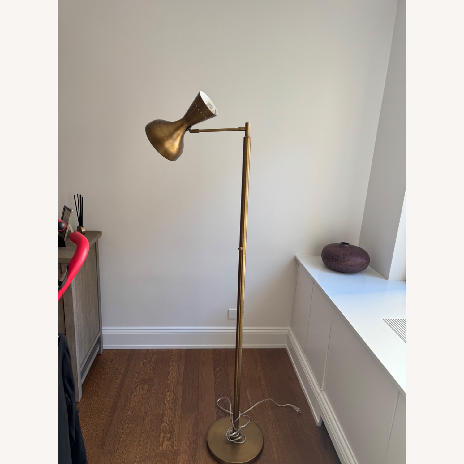 Jamie Young Floor Lamp, Antique Brass - image-3